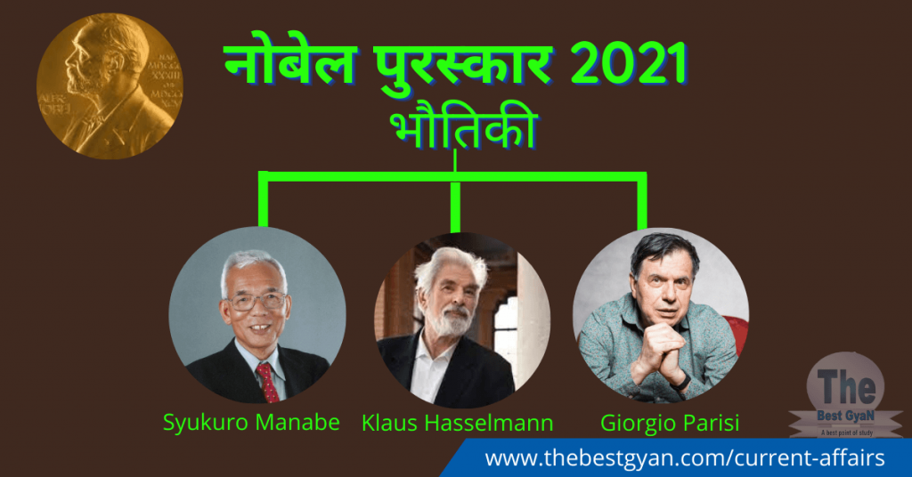 Nobel Prize 2021 All Winners List
